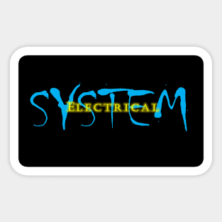 Electrical System Sticker